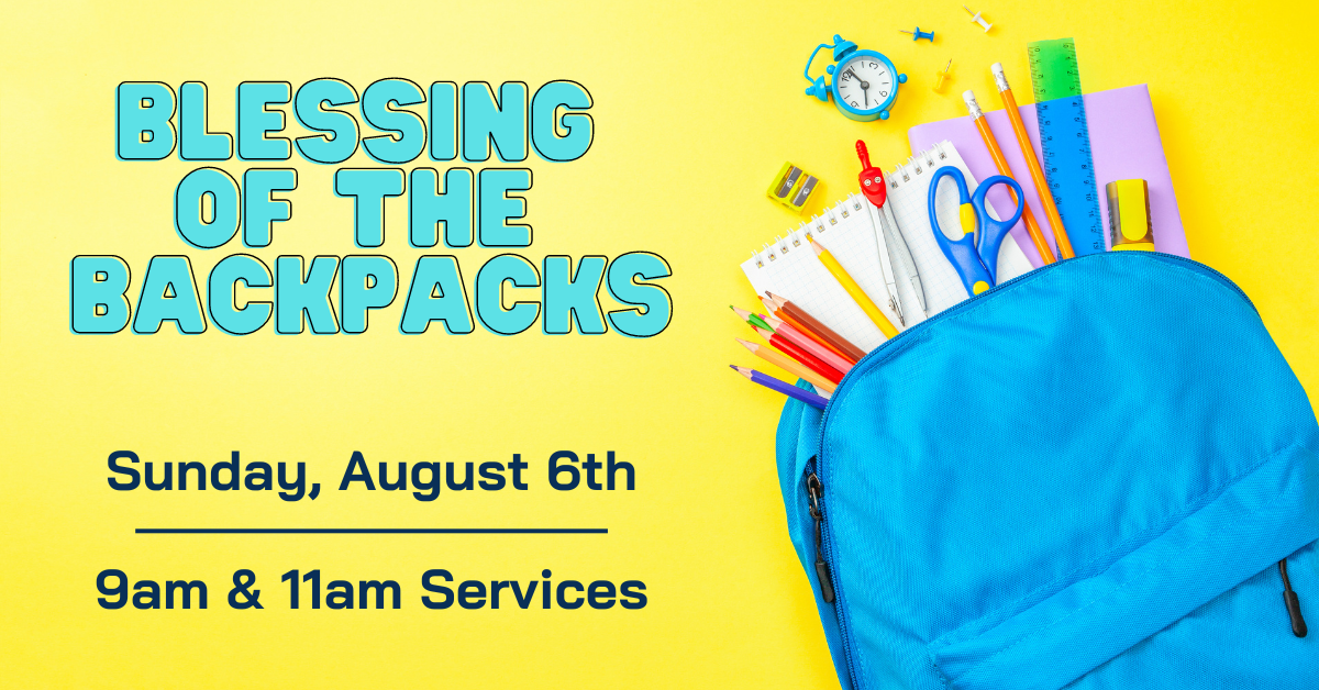 Blessing of the Backpacks