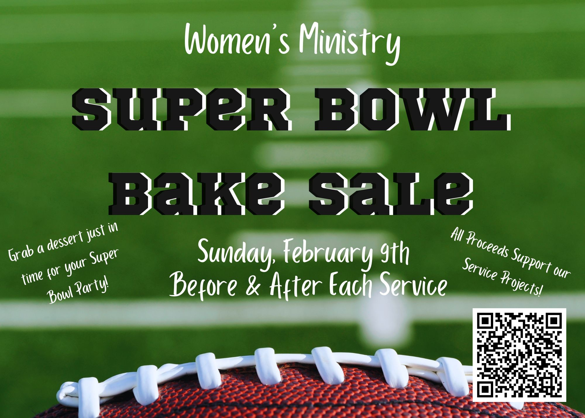 Super Bowl Bake Sale